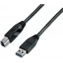 Kabel Wirewin USB 3.0 A-B męski-męski 3m czarny USB 3.0 A-B MM 1.0 SW