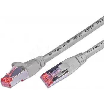 Wirewin kabel krosowy CAT6 S/FTP LSOH szary 6m RJ45 (PKW-PIMF-KAT6 6.0)