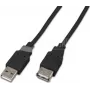 Przedłużacz USB Wirewin USB A-A MF 1.0 SW USB 2.0, 1 m, czarny