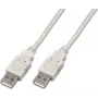 Przewód USB Wirewin USB A-A MM 1.0 GR 1 m USB 2.0 Szary