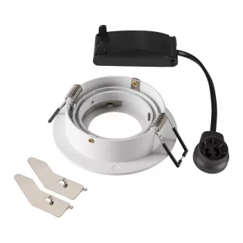 SLV NEW TRIA 75 okrągły reflektor punktowy do wbudowania GU10 maks. 10W biały 75mm