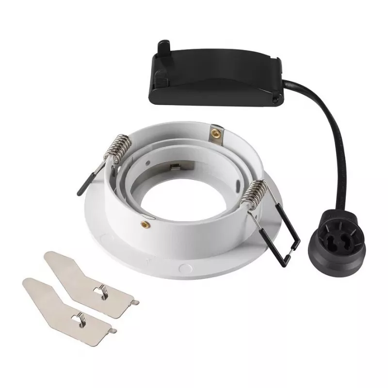 SLV NEW TRIA 75 okrągły reflektor punktowy do wbudowania GU10 maks. 10W biały 75mm