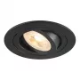 SLV Reflektor podtynkowy New Tria 75, GU10, maks. 10W, czarny, 75mm