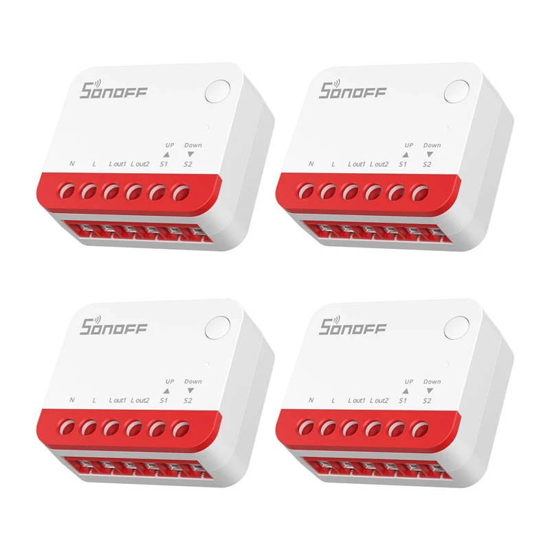 Inteligentny przełącznik rolet ZigBee Sonoff MINI-ZBRBS (zestaw 4 szt.)