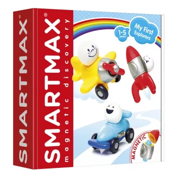 SmartMax My First Explorers 15-elementowy magnetyczny zestaw konstrukcyjny dla maluchów w wieku 1-5 lat