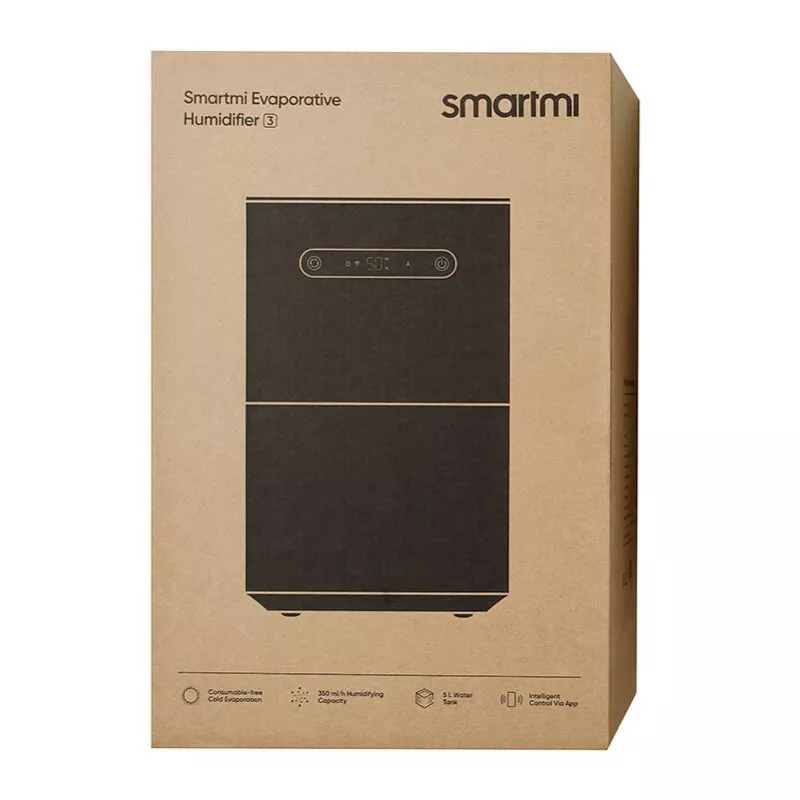 Smartmi Evaporative Humidifier 3 (HU518001EU) – zbiornik 5L, 350 mL/h, Wi-Fi, UV-C, biały