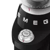 Smeg CGF03BLEU Młynek do kawy żarnowy stożkowy w stylu lat 50. - czarny, 150W, pojemność 350g
