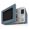 Smeg Combi Microwave MOC02SBMEU, 9 Functions, 2100W, Storm Blue Matt