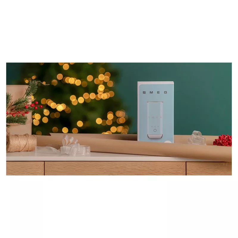 Smeg MFF02PGEU Automatyczny spieniacz i podgrzewacz do mleka, pastelowa zieleń, 500 W