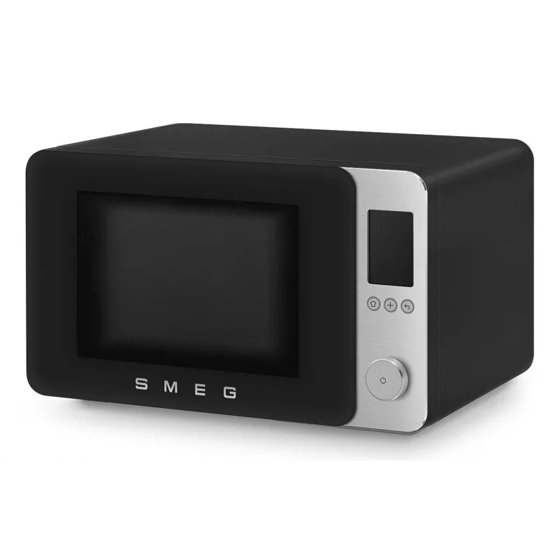 Smeg MOC02BLMEU Kuchenka mikrofalowa kombinowana, 9 funkcji, 2100 W, matowa czerń