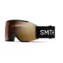 Smith Squad Mag Gogle Narciarskie - Czarne z Soczewkami ChromaPop Pro Gold Mirror i Storm Rose Flash