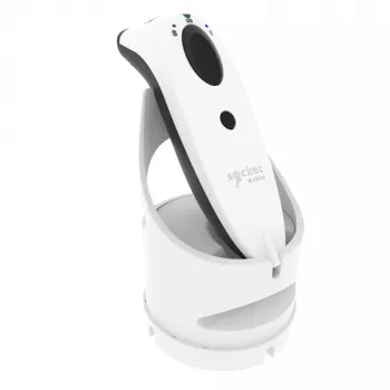 Socket Mobile SocketScan S720 Ręczny skaner kodów kreskowych 1D 2D Bezprzewodowy Bluetooth Biały ze stacją ładującą