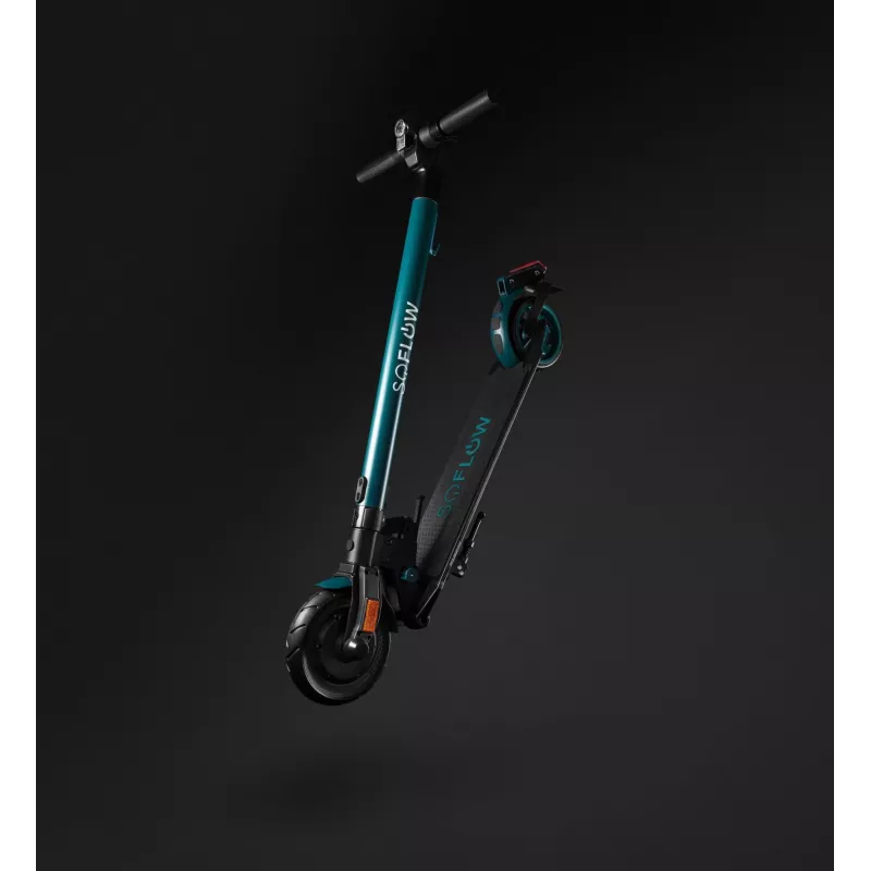 SoFlow SO1 Hoverboard Elektryczny, Czarny/Turkusowy, 20 km/h, 100 kg Maksymalne Obciążenie