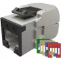 SOLARIX Cat.5E STP Moduł Keystone bez narzędziowy, RJ45, biały