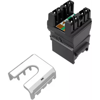 SOLARIX Cat.6 UTP RJ45 gniazdo keystone bez narzędzi, czarne