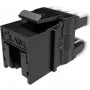 SOLARIX Cat.6 UTP RJ45 gniazdo keystone bez narzędzi, czarne