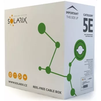 Solarix CAT5e UTP PVC Installation Cable 305 m Box SXKD-5E-UTP-PVC