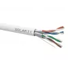 SOLARIX SXKD-6A-FFTP-LSOH Cat.6A F/FTP Installation Cable, LSOH, Dca-s2,d2,a1, 500m Wooden Spool, Grey