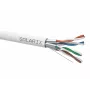 SOLARIX SXKD-6A-FFTP-LSOH Cat.6A F/FTP Installation Cable, LSOH, Dca-s2,d2,a1, 500m Wooden Spool, Grey