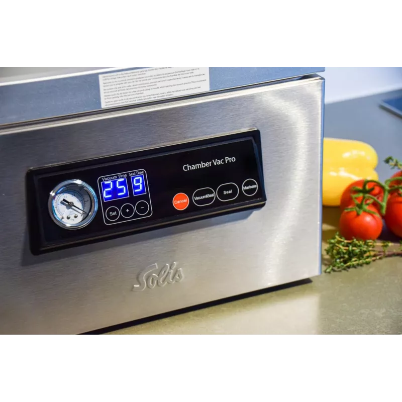 Solis Chamber Vac Pro Komorowa zgrzewarka próżniowa ze stali nierdzewnej 950 mbar 250 W