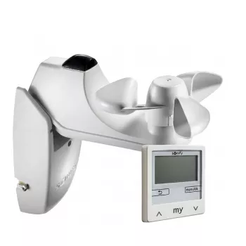 Somfy 1818317 Soliris Smoove Uno Pure White Kit z czujnikiem wiatru/słońca bez ramki