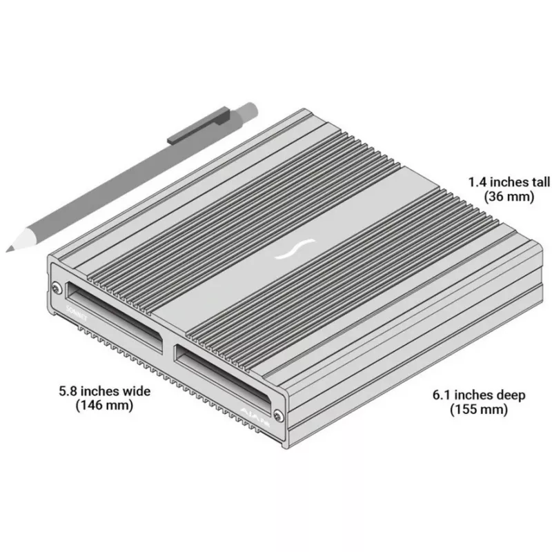 Sonnet SF3 Series - AJA Pak Media Thunderbolt Pro Card Reader