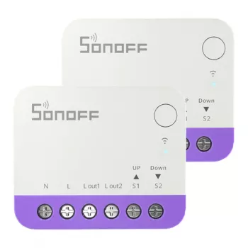 Sonoff MINI-RBS WiFi Inteligentny Mini Przełącznik do Rolet (2-Pak)
