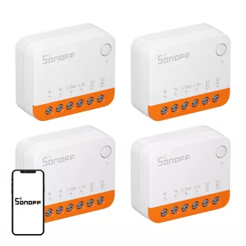 SONOFF MINIR4 (Extreme) Smart Switch, 4-Pack