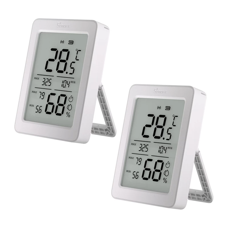 SONOFF ZigBee SNZB-02DR2 Czujnik temperatury i wilgotności, zestaw 2 sztuk