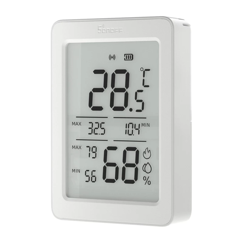 SONOFF ZigBee SNZB-02DR2 Czujnik temperatury i wilgotności, zestaw 2 sztuk