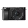 Sony Alpha 6100A ILCE6100AKB.CEC aparat bezlusterkowy z obiektywem E PZ 16–50mm OSS II, czarny