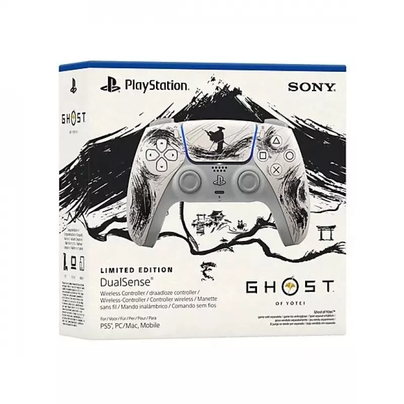 Sony DualSense Wireless Controller Ghost of Yotei Black Edition do PS5, PC, Mac, iOS, Android