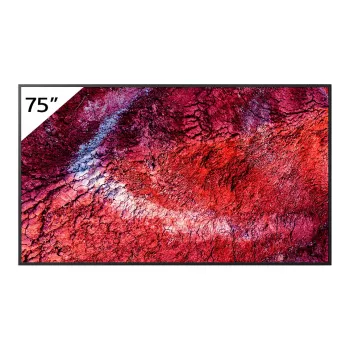 Sony FW-75BZ40P 75-calowy profesjonalny wyświetlacz 4K Ultra HD z Android TV, jasność 620 cd/m², VESA 300x300, czarny