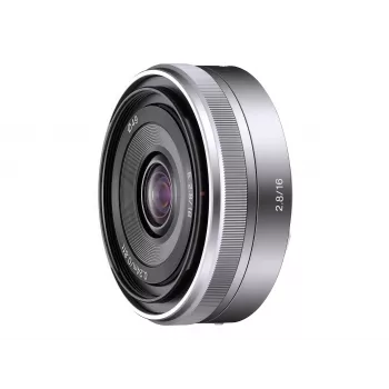 Sony SEL16F28S.SYX E-Mount 16mm f/2.8 Szerokokątny Obiektyw stałoogniskowy (APS-C, czarny)