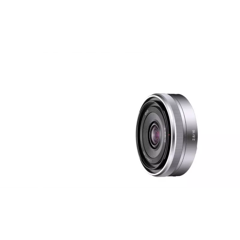 Sony SEL16F28S.SYX E-Mount 16mm f/2.8 Szerokokątny Obiektyw stałoogniskowy (APS-C, czarny)