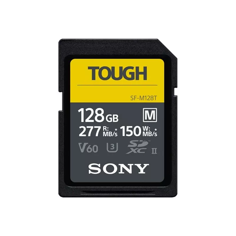 Sony SF-M256T TOUGH UHS-II SDXC Karta pamięci 256GB V60 U3 277MB/s odczyt 150MB/s zapis Wodoszczelna Pyłoszczelna Odporna na wstrząsy