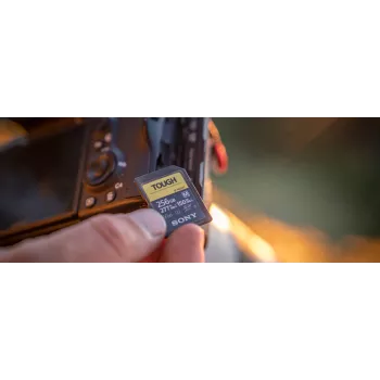 Sony SF-M256T TOUGH UHS-II SDXC Karta pamięci 256GB V60 U3 277MB/s odczyt 150MB/s zapis Wodoszczelna Pyłoszczelna Odporna na wstrząsy
