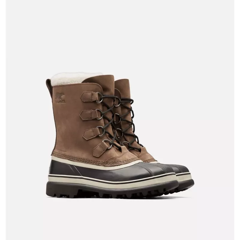 SOREL Caribou Buty śniegowe męskie brązowe