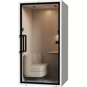 SOUNDBOX INC ARTPod+ SM Kabina dźwiękoszczelna dla jednej osoby, Biały