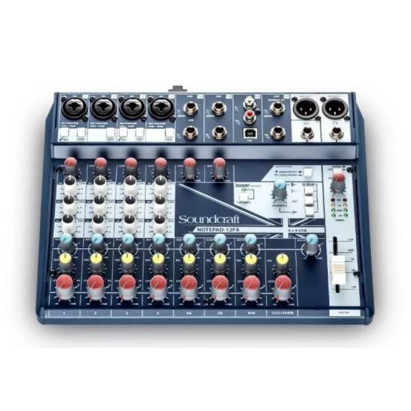Soundcraft Notepad-12FX Analogowy Mikser z Interfejsem USB i Efektami Lexicon