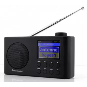 Soundmaster IR6500SW Przenośne Radio Cyfrowe Internet/DAB+/FM WLAN Bluetooth