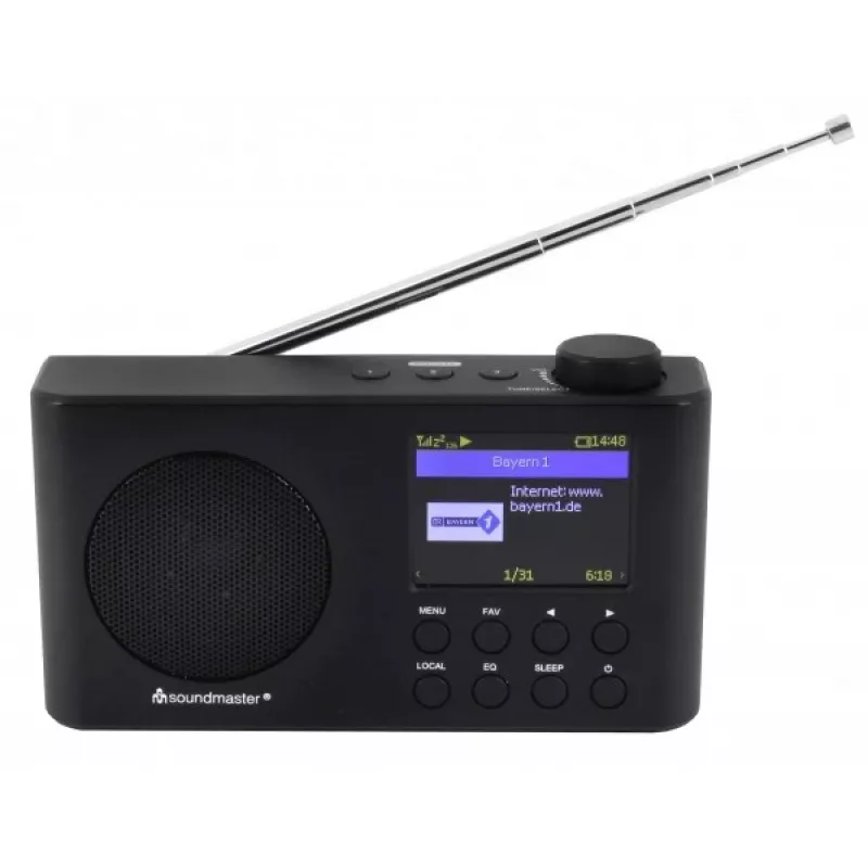 Soundmaster IR6500SW Przenośne Radio Cyfrowe Internet/DAB+/FM WLAN Bluetooth