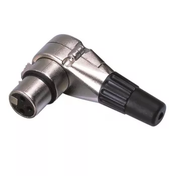 Soundsation GO-LINK SXLR034F-B 3-pinowy żeński złącze XLR, lutowanie, czarny, 25 sztuk