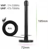 Spacetronik Hook TV DVB-T2 antena magnetyczna ze wzmacniaczem 28 dBi i kablem 3m