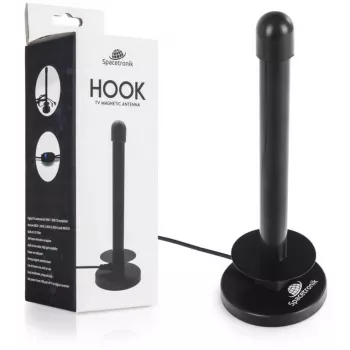 Spacetronik Hook TV DVB-T2 antena magnetyczna ze wzmacniaczem 28 dBi i kablem 3m