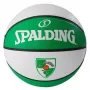 SPALDING EuroLeague Žalgiris Kaunas Oficjalna replika piłki do koszykówki rozmiar 7 pomarańczowo-kremowa