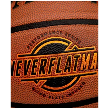 Spalding Neverflat Max Piłka do Koszykówki Indoor i Outdoor Brązowa Rozmiar 7