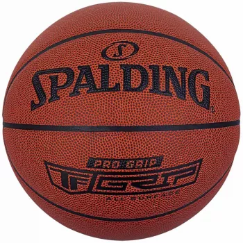 Piłka do koszykówki Spalding Pro Grip rozmiar 7 – wewnętrzna/zewnętrzna skóra kompozytowa, głębokie kanały, 8-panelowa