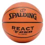 Spalding React TF-250 Piłka do koszykówki - Rozmiar 7, Wewnętrzna/Zewnętrzna, Skóra kompozytowa Performance, Pomarańczowy