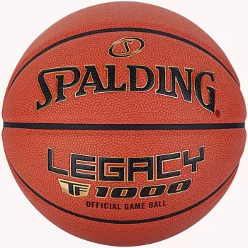 Spalding Varsity TTF-1000 Legacy Piłka do koszykówki rozmiar 6 - Mikrofibra skóra kompozytowa, do hali i na zewnątrz, Pomarańczowa